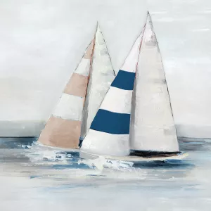 Nautical Sails II by Sally Swatland Oil Painting
