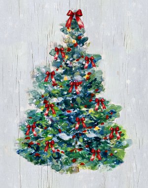 O Christmas Tree! by Sally Swatland Oil Painting