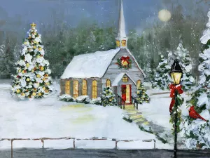 O Holy Night by Sally Swatland Oil Painting