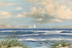 Ocean Regatta by Sally Swatland Oil Painting