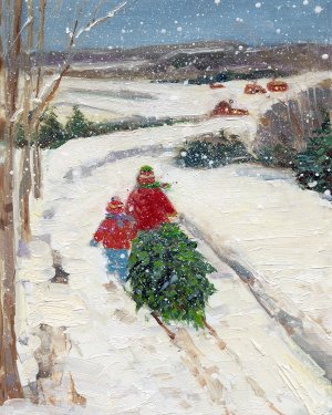 Our Tree by Sally Swatland Oil Painting