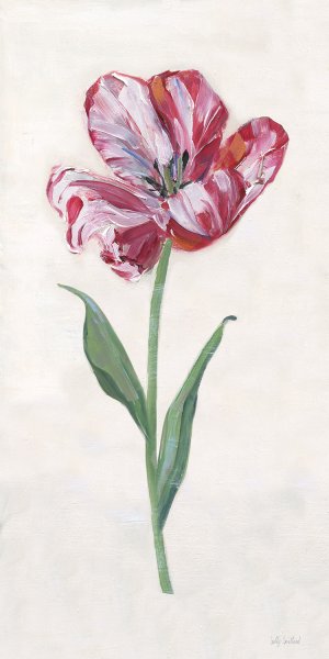 Painted Tulips I by Sally Swatland Oil Painting