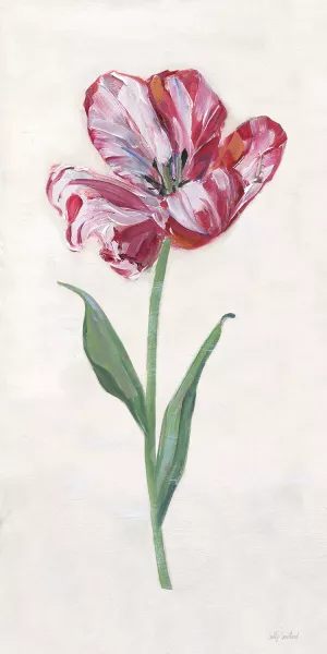 Painted Tulips I by Sally Swatland Oil Painting
