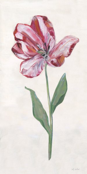 Painted Tulips II by Sally Swatland Oil Painting