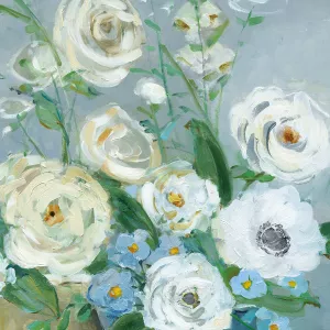 Painterly Garden II by Sally Swatland Oil Painting