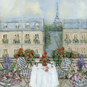 Paris Veranda by Sally Swatland Oil Painting
