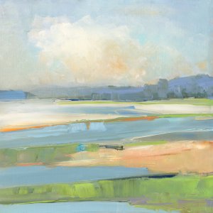 Pastel Coast by Sally Swatland Oil Painting