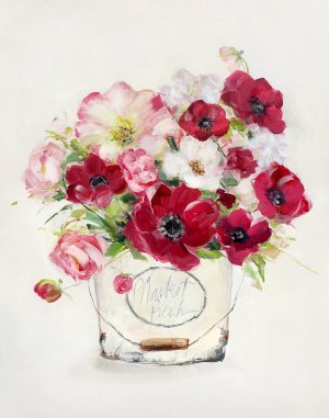 Perennial Jewels I by Sally Swatland Oil Painting