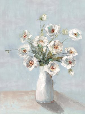 Prettiest Poppies by Sally Swatland Oil Painting