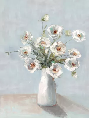 Prettiest Poppies by Sally Swatland Oil Painting