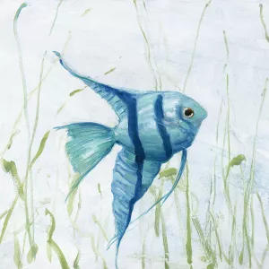Reef Encounter I by Sally Swatland Oil Painting