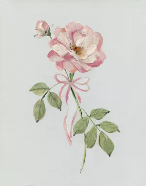 Rose and Ribbon I by Sally Swatland Oil Painting