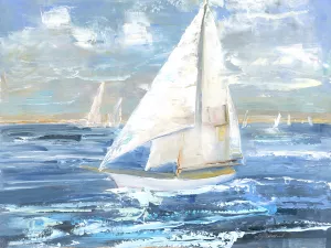 Rounding Todd's Point by Sally Swatland Oil Painting