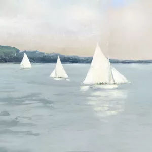 Sail Away I by Sally Swatland Oil Painting