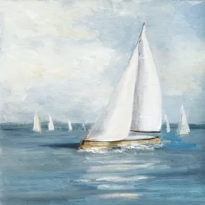 Sailing Regatta II by Sally Swatland Oil Painting