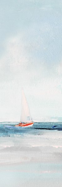 Sailing the Caribbean I by Sally Swatland Oil Painting