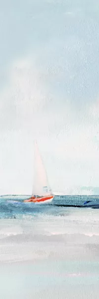Sailing the Caribbean I by Sally Swatland Oil Painting