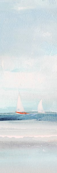 Sailing the Caribbean II by Sally Swatland Oil Painting