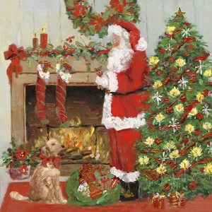 Santa's Helper by Sally Swatland Oil Painting