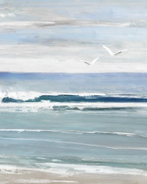 Seagull Bay I by Sally Swatland Oil Painting