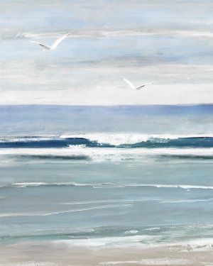 Seagull Bay II by Sally Swatland Oil Painting