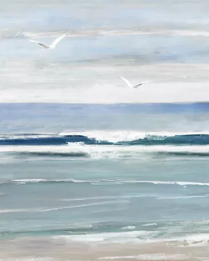 Seagull Bay II Oil Painting by Sally Swatland - Contemporary