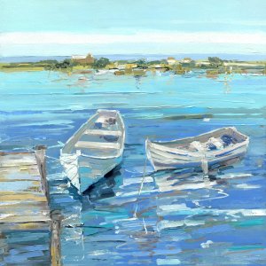 Serenity Row I by Sally Swatland Oil Painting