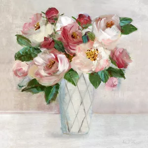Shades of Blush Bouquet by Sally Swatland Oil Painting