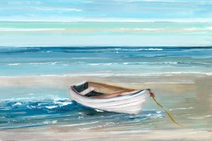 Shore Hopping by Sally Swatland Oil Painting