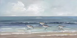 Shore Searching II Oil Painting by Sally Swatland - Contemporary