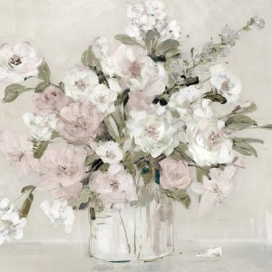 Soft and Sweet Summer Blooms by Sally Swatland Oil Painting