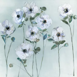 Soft Anemones by Sally Swatland Oil Painting
