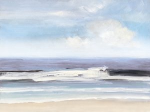 Soft Breaking Waves by Sally Swatland Oil Painting