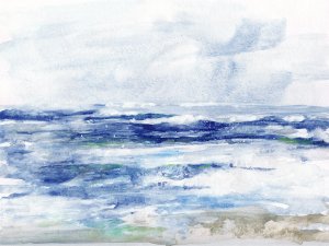 Soft Ocean Waters II by Sally Swatland Oil Painting