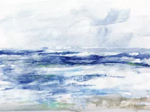 Soft Ocean Waters II Oil Painting by Sally Swatland - Contemporary
