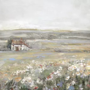 Soft Summer Meadow I by Sally Swatland Oil Painting