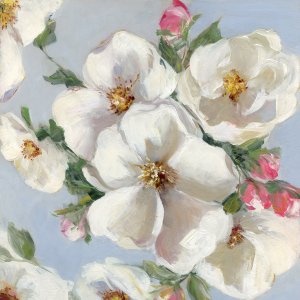 Spring Blossoms Blue Sky I by Sally Swatland Oil Painting