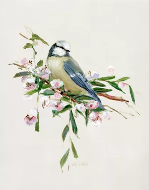 Spring Song Blue Bird by Sally Swatland Oil Painting