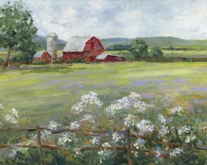 Summer At The Farm by Sally Swatland Oil Painting