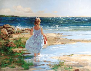 Summer Regatta by Sally Swatland Oil Painting