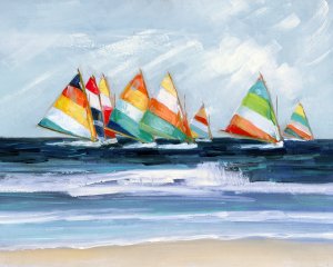 Summer Regatta by Sally Swatland Oil Painting