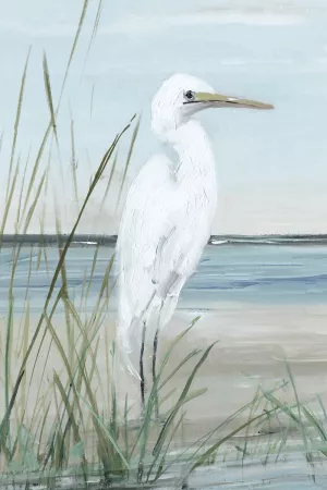 Summertime Heron I by Sally Swatland Oil Painting
