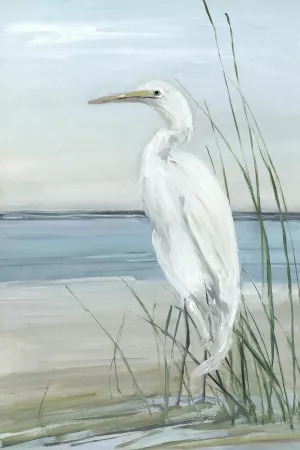 Summertime Heron II by Sally Swatland Oil Painting