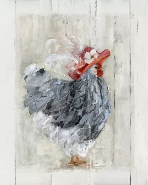 Sunday Best Hen Oil Painting by Sally Swatland - Bestsellers