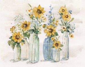 Sunflower Spectacular by Sally Swatland Oil Painting