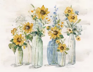 Sunflower Spectacular by Sally Swatland Oil Painting