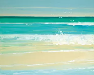 Sunny Seaside I by Sally Swatland Oil Painting