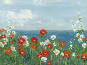 Through The Flowers by Sally Swatland Oil Painting