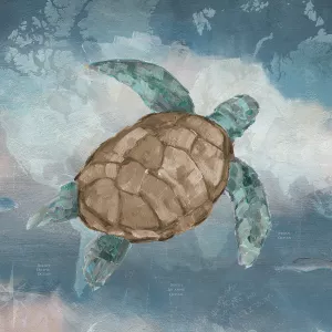 Traveling Turtle I by Sally Swatland Oil Painting