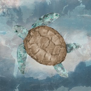 Traveling Turtle II by Sally Swatland Oil Painting